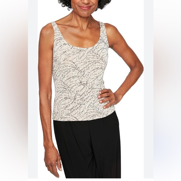 Alex Evenings Women's Top Made in USA - Picture 3 of 10